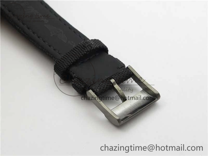 AVENGER Boutique Edition V17310 Ti DLC 1:1 Best Edition Black CF Dial on Nylon Strap A2824