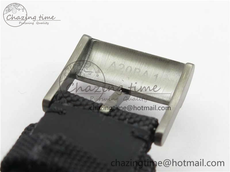 AVENGER Boutique Edition V17310 Ti DLC 1:1 Best Edition Black CF Dial on Nylon Strap A2824