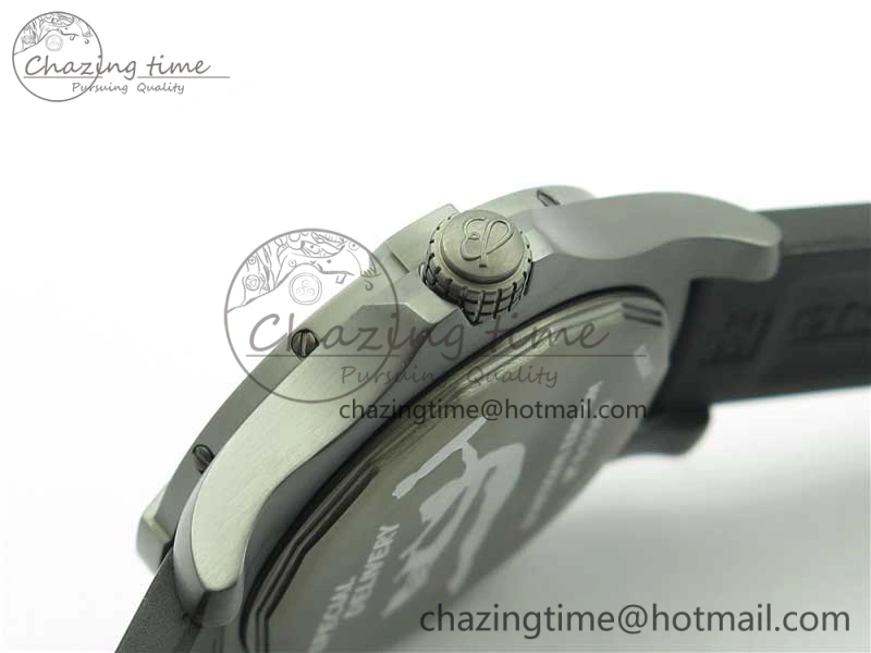 AVENGER Boutique Edition V17310 Ti DLC 1:1 Best Edition Yellow Dial on Rubber Strap A2824