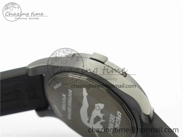 AVENGER Boutique Edition V17310 Ti DLC 1:1 Best Edition Yellow Dial on Rubber Strap A2824