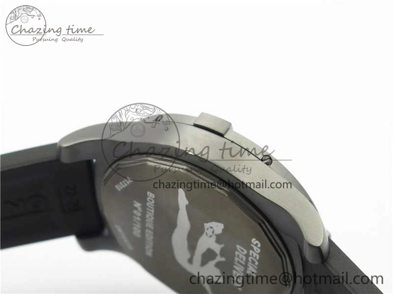 AVENGER Boutique Edition V17310 Ti DLC 1:1 Best Edition Yellow Dial on Rubber Strap A2824