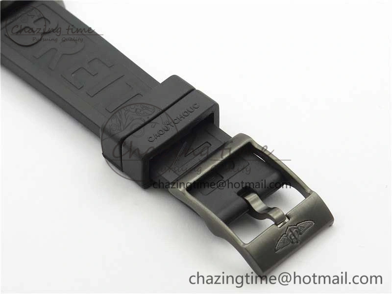 AVENGER Boutique Edition V17310 Ti DLC 1:1 Best Edition Yellow Dial on Rubber Strap A2824