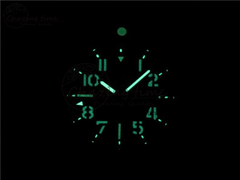 AVENGER V32395 Ti DLC 1:1 Best Edition Black Dial on Leather Strap A2824