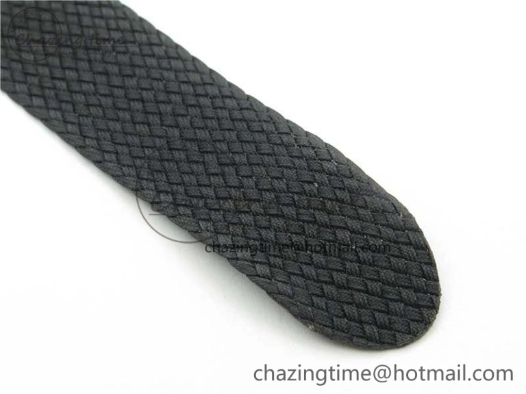 Ahoi Atlantik 555 SS MKS 1:1 Best Edition Black Dial On Nylon Strap Seagull movement