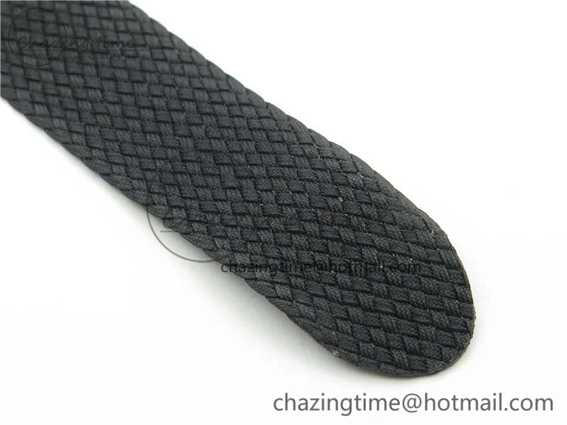 Ahoi Atlantik 555 SS MKS 1:1 Best Edition Black Dial On Nylon Strap Seagull movement