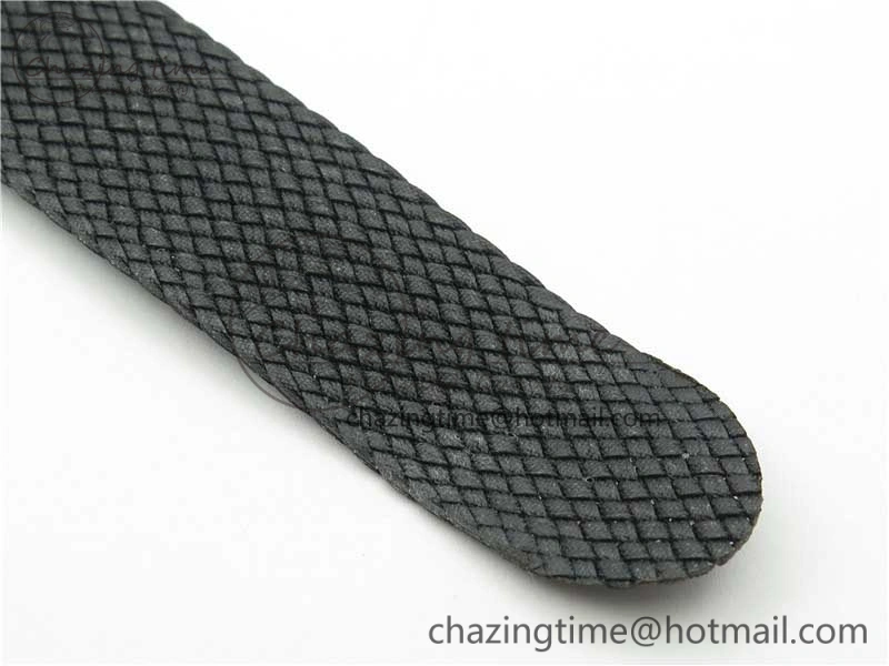 Ahoi Atlantik 555 SS MKS 1:1 Best Edition Black Dial On Nylon Strap Seagull movement
