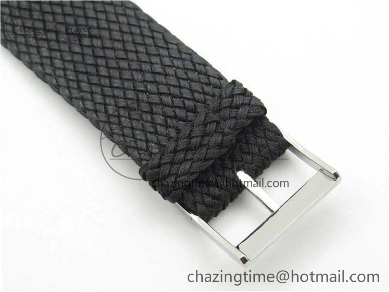 Ahoi Atlantik 555 SS MKS 1:1 Best Edition Black Dial On Nylon Strap Seagull movement