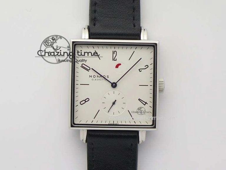Ahoi Atlantik 555 SS MKS 1:1 Best Edition White Dial On Nylon Strap Seagull movement