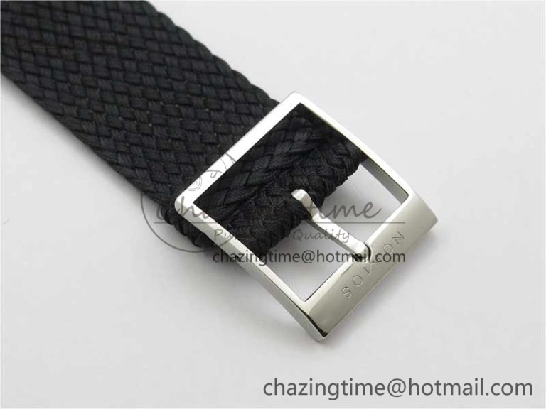 Ahoi Atlantik 555 SS MKS 1:1 Best Edition White Dial On Nylon Strap Seagull movement