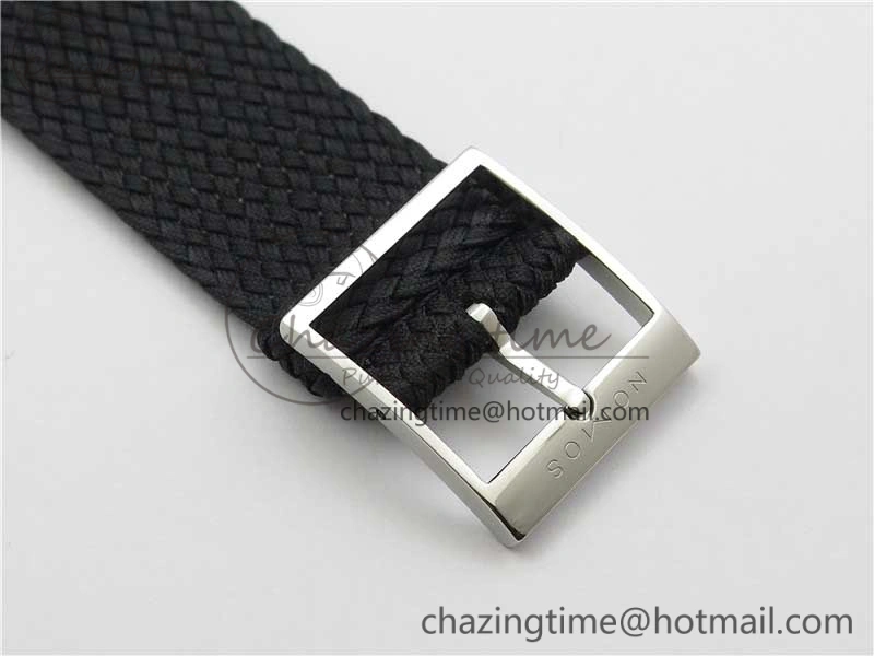 Ahoi Atlantik 555 SS MKS 1:1 Best Edition White Dial On Nylon Strap Seagull movement