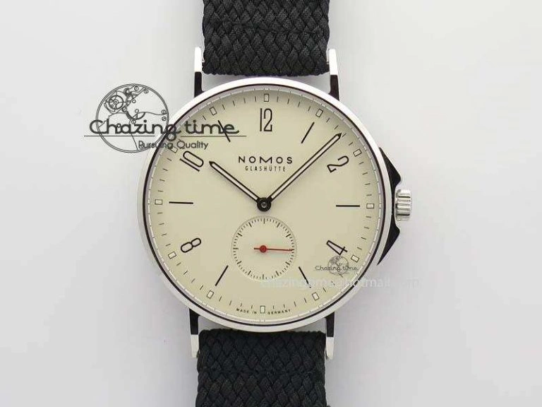 Ahoi Atlantik SS Blue Dial On Black Textile Strap A2813