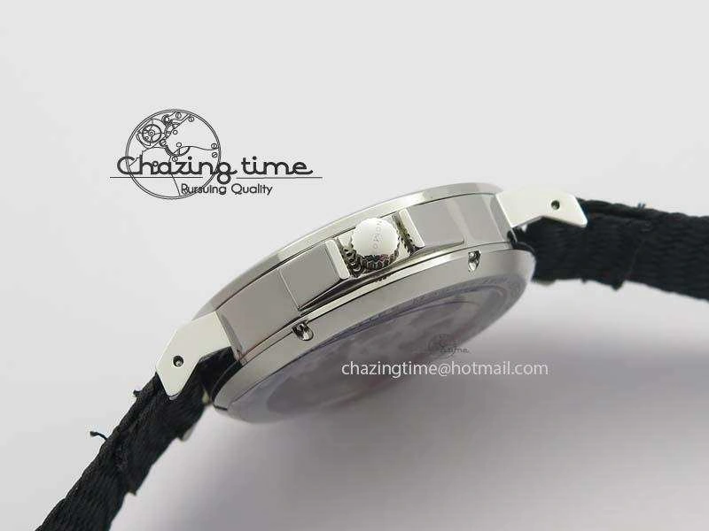 Ahoi Atlantik SS Blue Dial On Black Textile Strap A2813