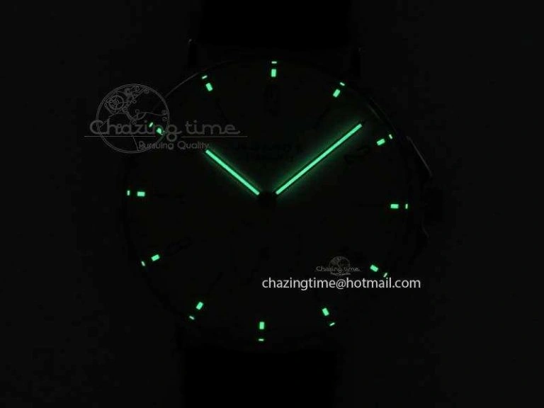 Ahoi Atlantik SS White Dial On Black Textile Strap A2813