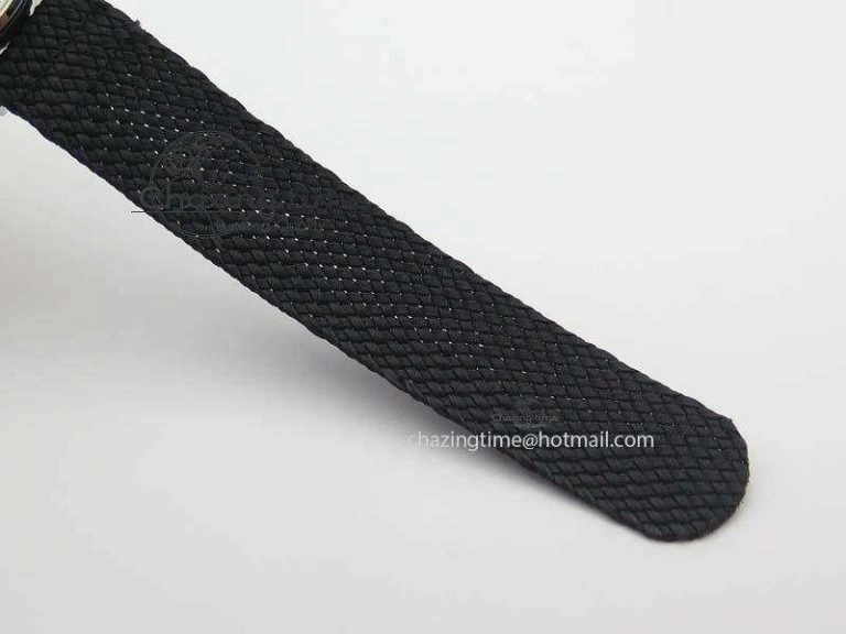 Ahoi Atlantik SS White Dial On Black Textile Strap A2813