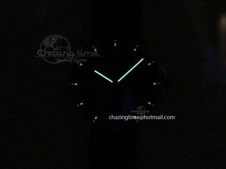 Ahoy Atlantik Date SS Blue Dial On Black Textile Strap A2813