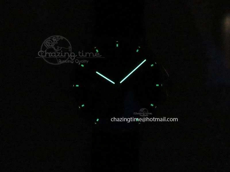 Ahoy Atlantik Date SS Blue Dial On Black Textile Strap A2813