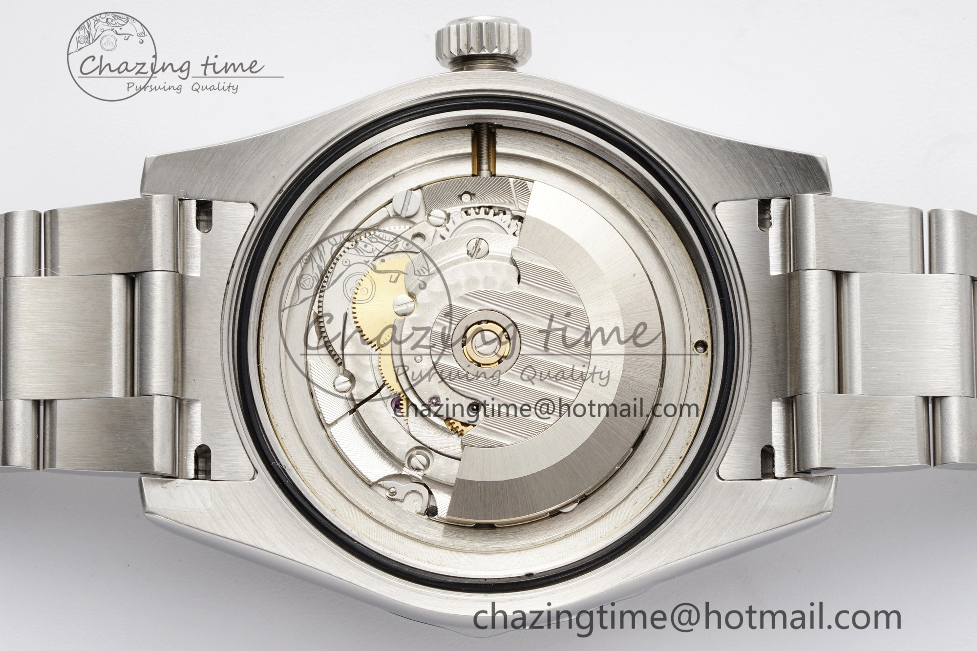 Air-King 116900 JDF 1:1 Best Edition 904L Steel Black Dial on SS Bracelet A2824