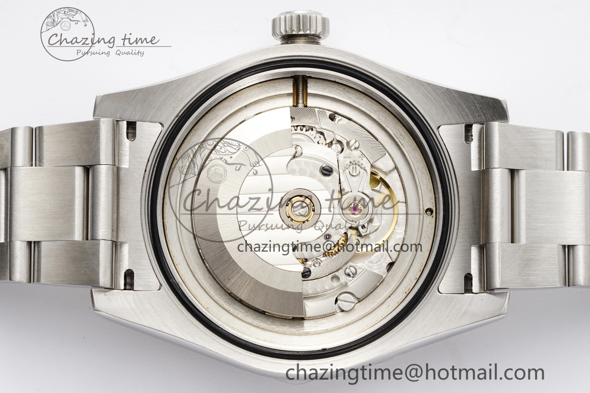 Air-King 116900 JDF 1:1 Best Edition 904L Steel Black Dial on SS Bracelet A2824