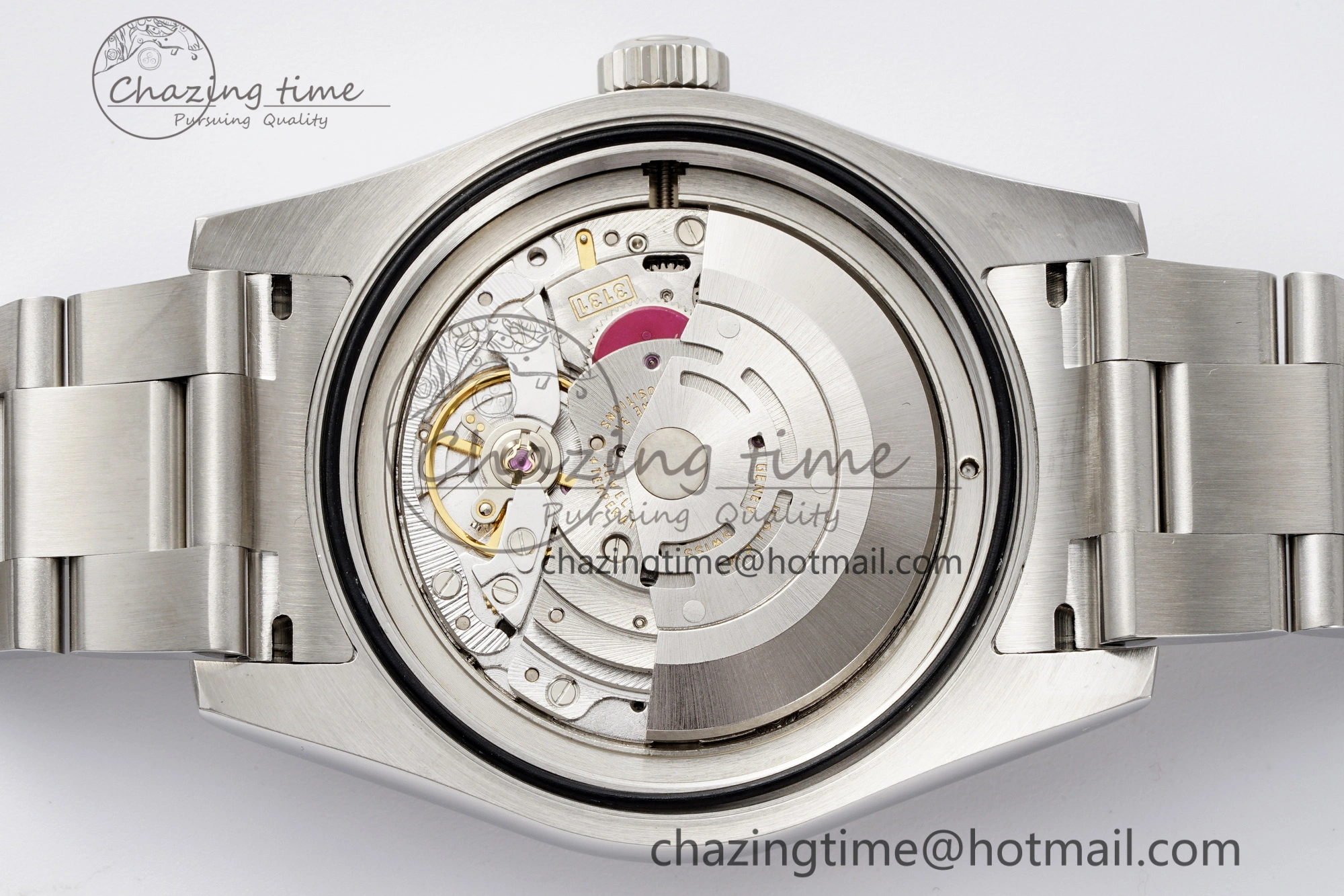 Air-King 116900 JDF 1:1 Best Edition 904L Steel Black Dial on SS Bracelet SA3131