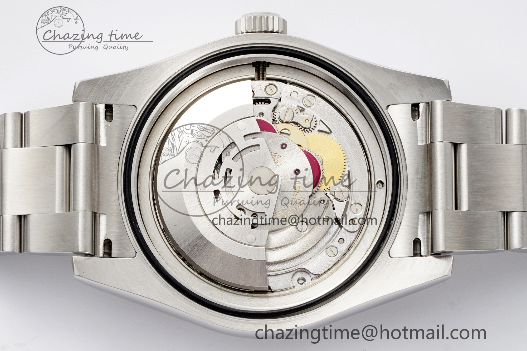 Air-King 116900 JDF 1:1 Best Edition 904L Steel Black Dial on SS Bracelet SA3131