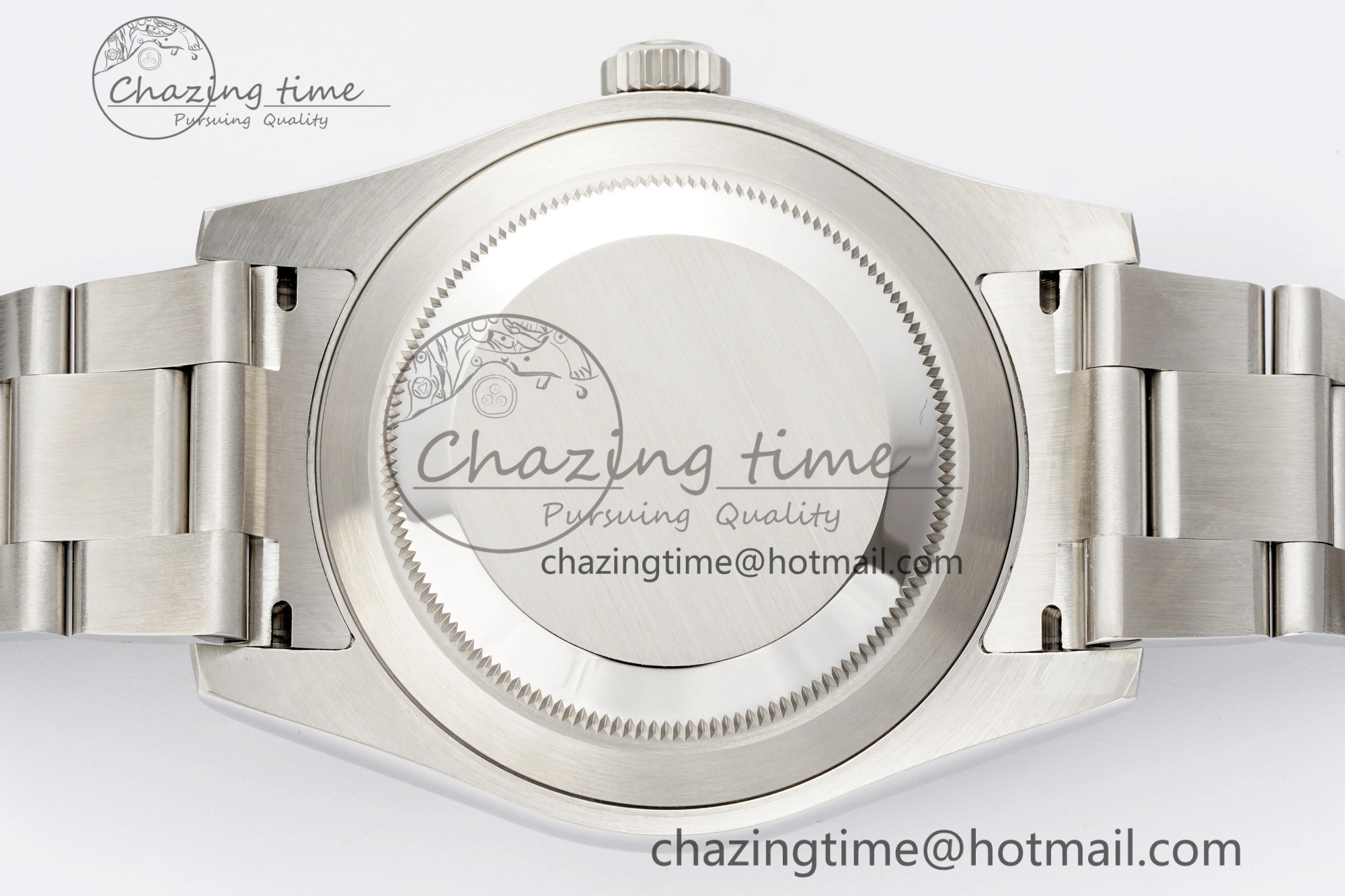 Air-King 116900 JDF 1:1 Best Edition 904L Steel Black Dial on SS Bracelet SA3131