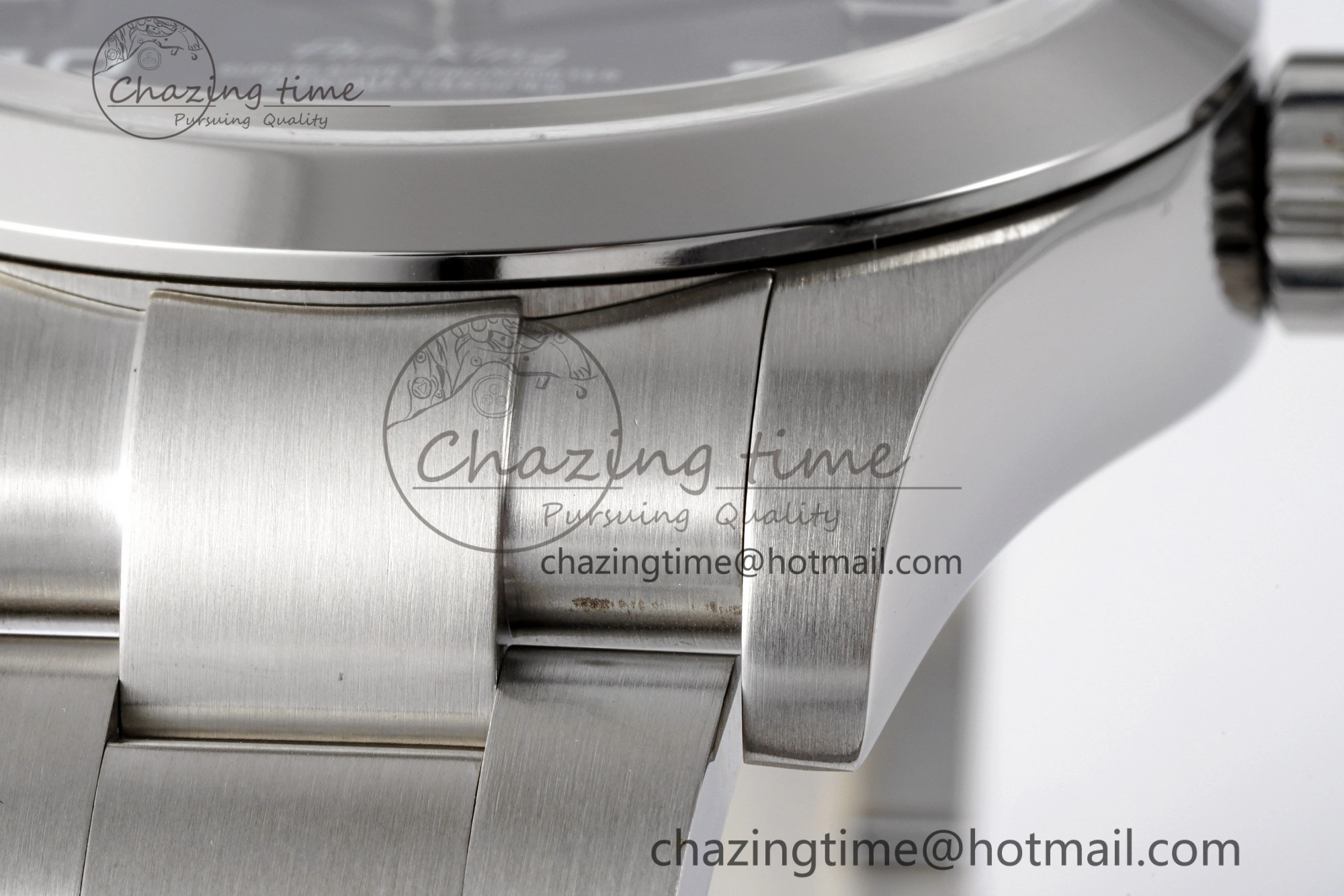 Air-King 116900 JDF 1:1 Best Edition 904L Steel Black Dial on SS Bracelet SA3131