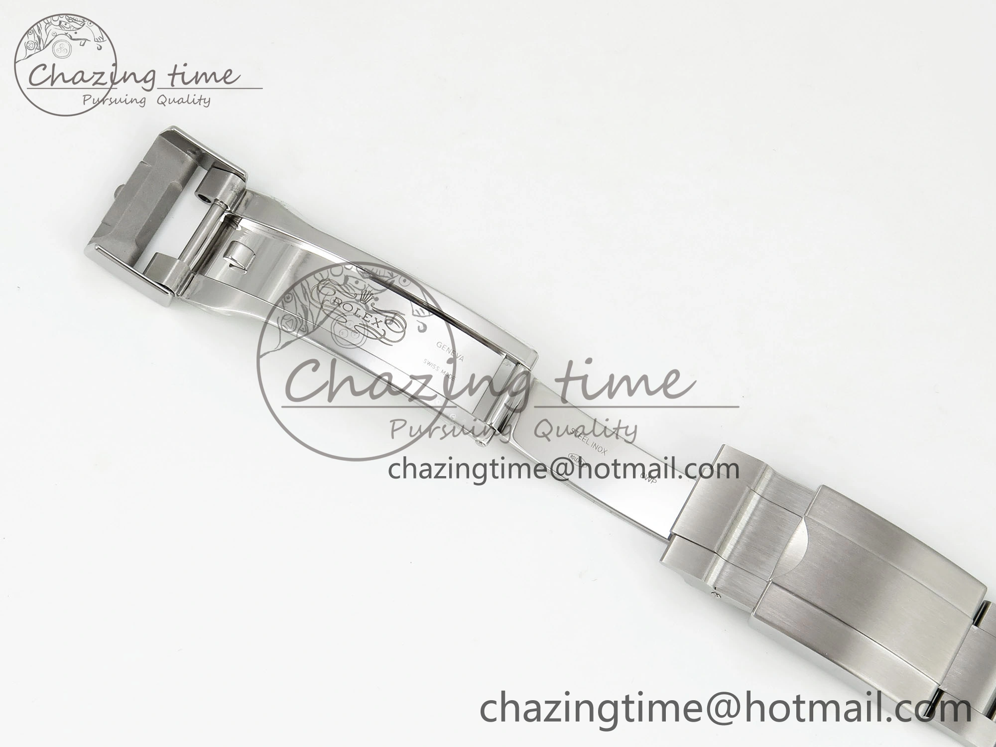 Air-King 126900 Clean 1:1 Best Edition 904L Steel Black Dial on SS Bracelet VR3230