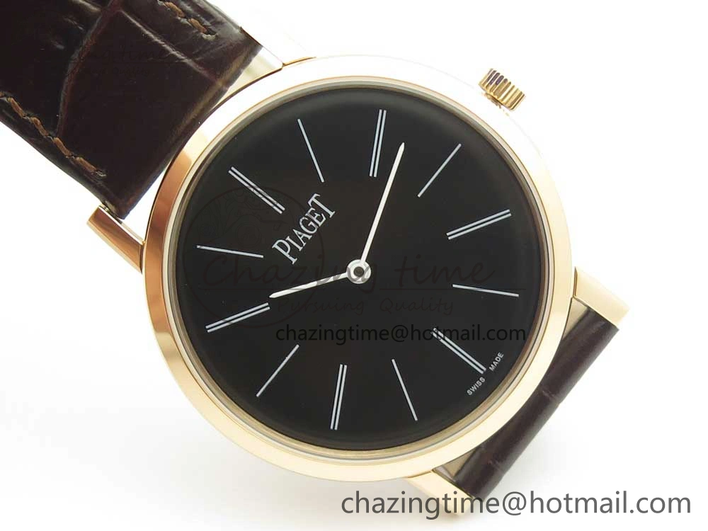 Altiplano RG BBR Best Edition Black Dial on Brown Leather Strap A430P