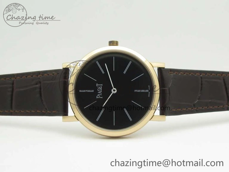 Altiplano RG BBR Best Edition Black Dial on Brown Leather Strap A430P