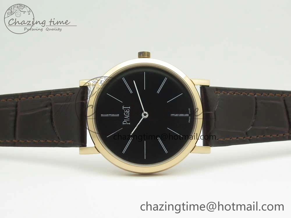 Altiplano RG BBR Best Edition Black Dial on Brown Leather Strap A430P