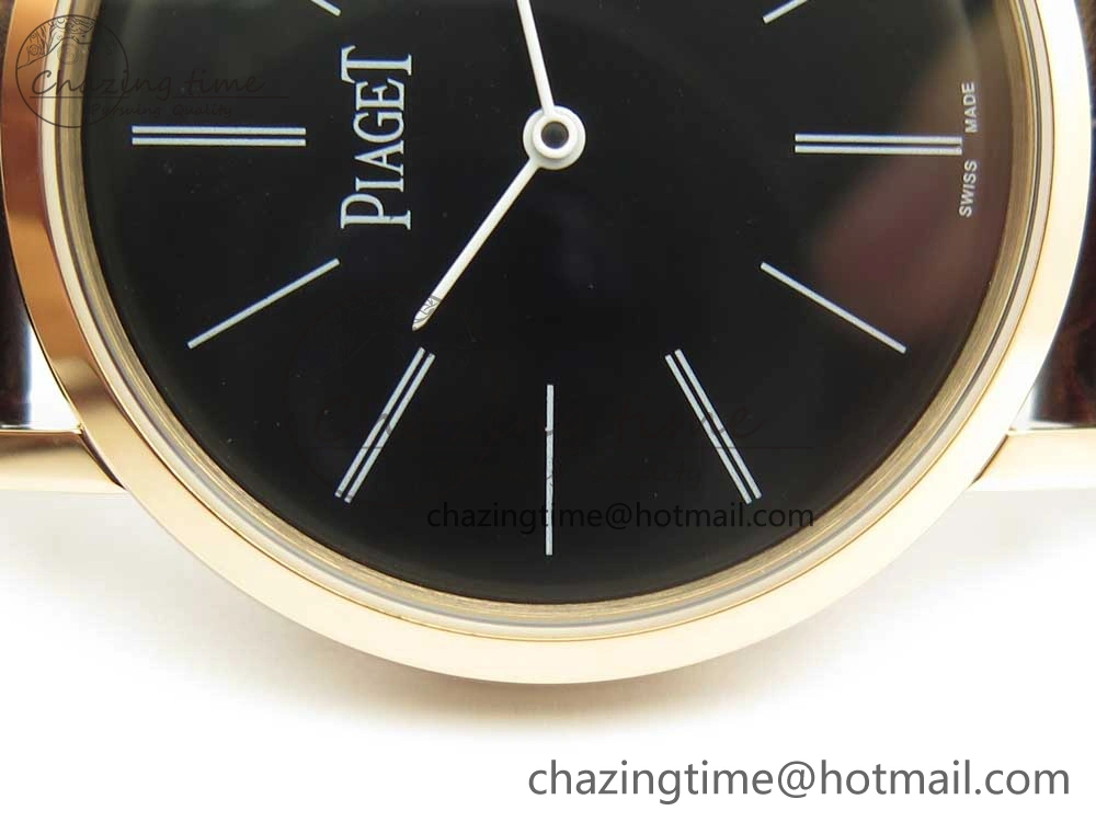 Altiplano RG BBR Best Edition Black Dial on Brown Leather Strap A430P