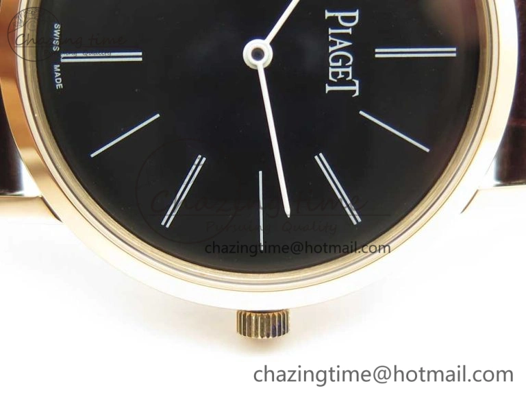 Altiplano RG BBR Best Edition Black Dial on Brown Leather Strap A430P