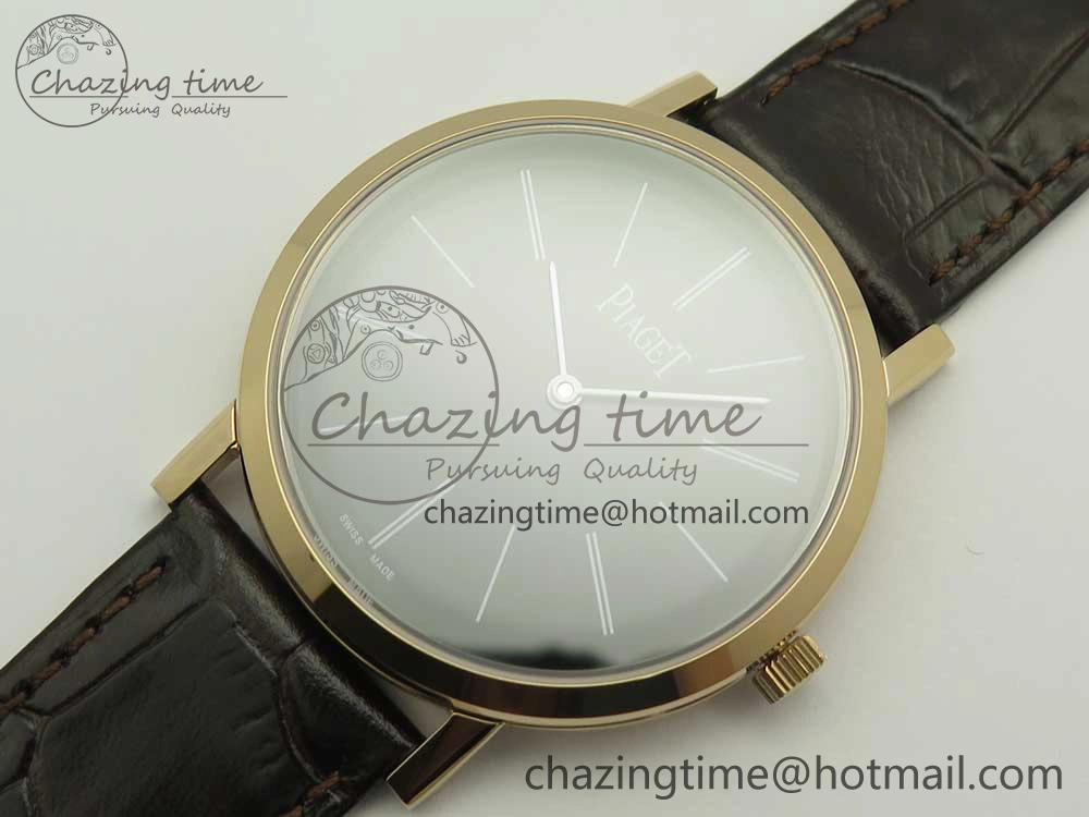 Altiplano RG BBR Best Edition Black Dial on Brown Leather Strap A430P