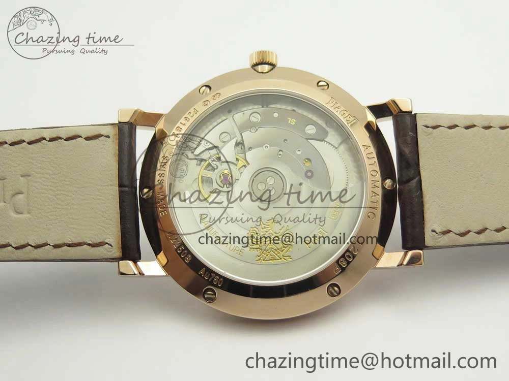 Altiplano RG BBR Best Edition Black Dial on Brown Leather Strap A430P