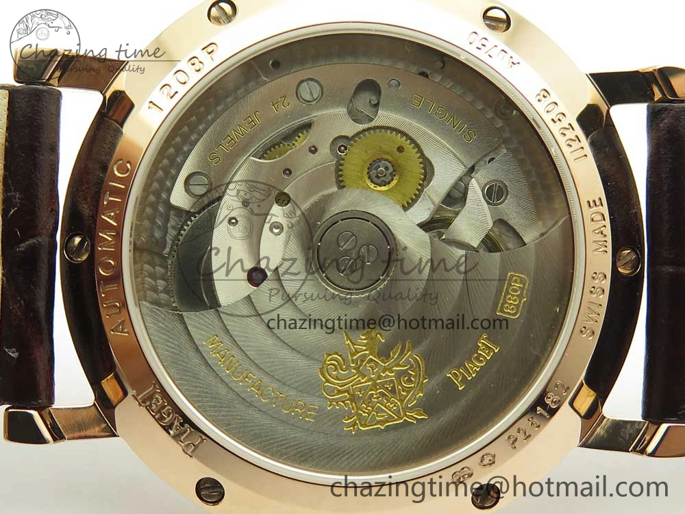 Altiplano RG BBR Best Edition Black Dial on Brown Leather Strap A430P