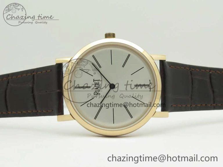 Altiplano RG BBR Best Edition White Dial on Brown Leather Strap A430P
