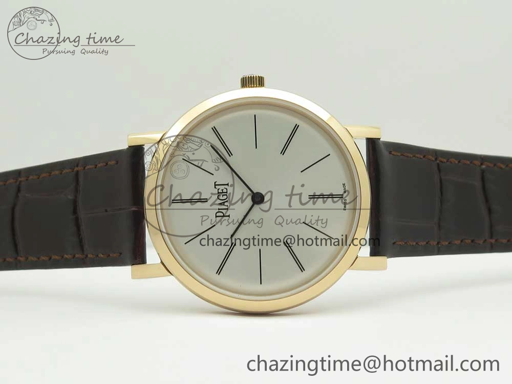 Altiplano RG BBR Best Edition White Dial on Brown Leather Strap A430P