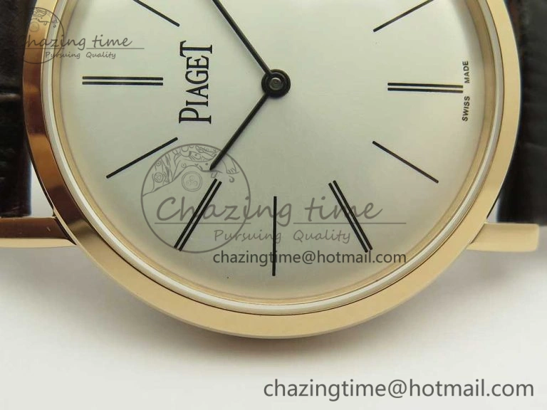 Altiplano RG BBR Best Edition White Dial on Brown Leather Strap A430P