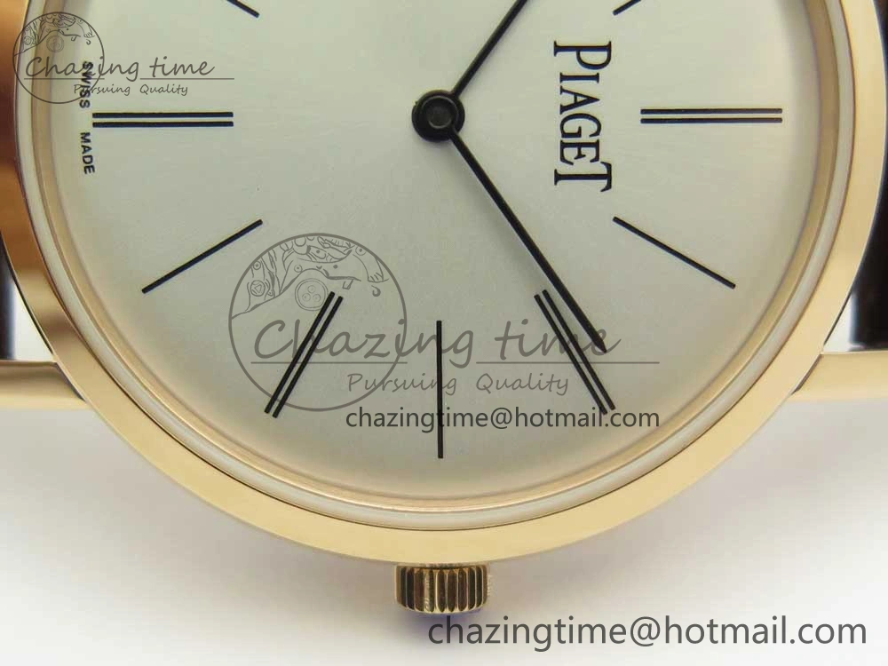 Altiplano RG BBR Best Edition White Dial on Brown Leather Strap A430P
