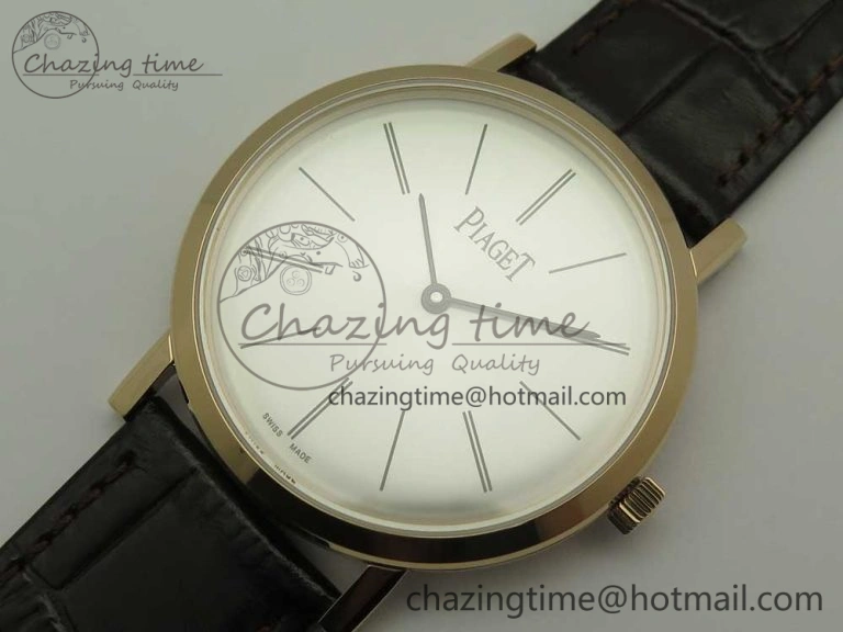 Altiplano RG BBR Best Edition White Dial on Brown Leather Strap A430P