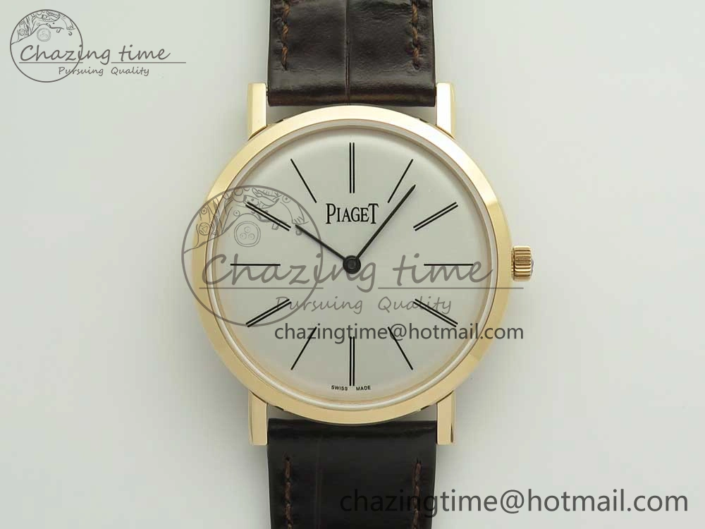 Altiplano RG BBR Best Edition White Dial on Brown Leather Strap A430P