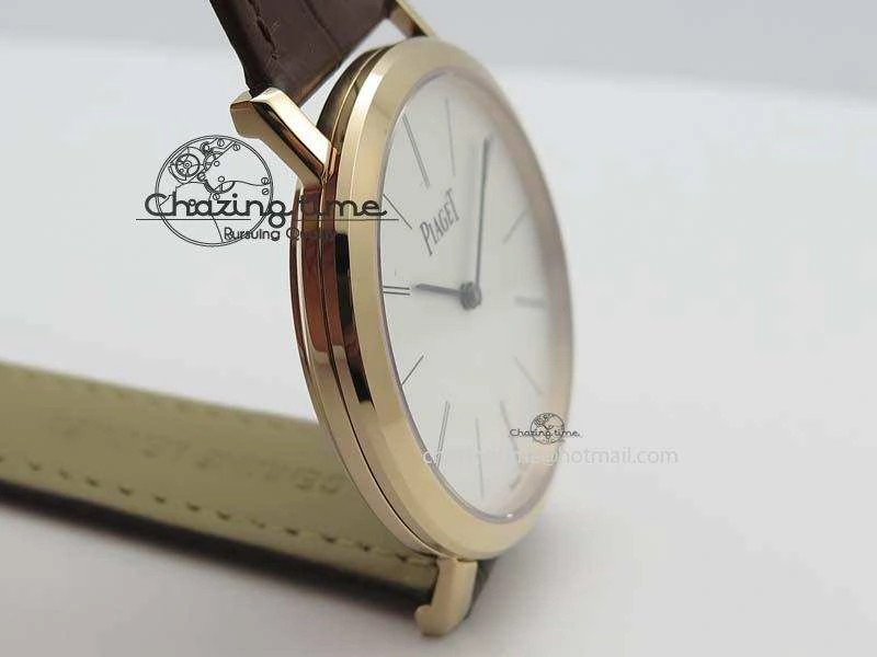 Altiplano RG UT Best Edition White Dial On Brown Leather Strap