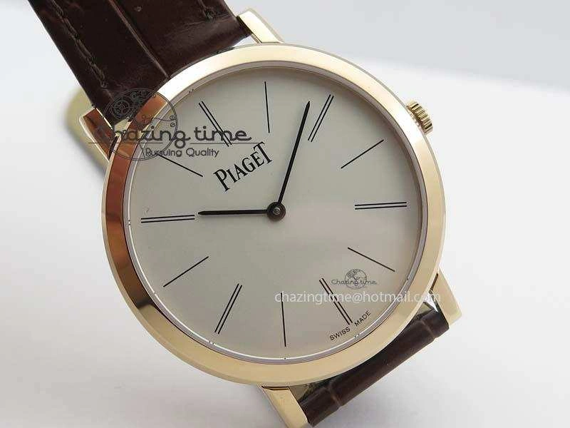 Altiplano RG UT Best Edition White Dial On Brown Leather Strap