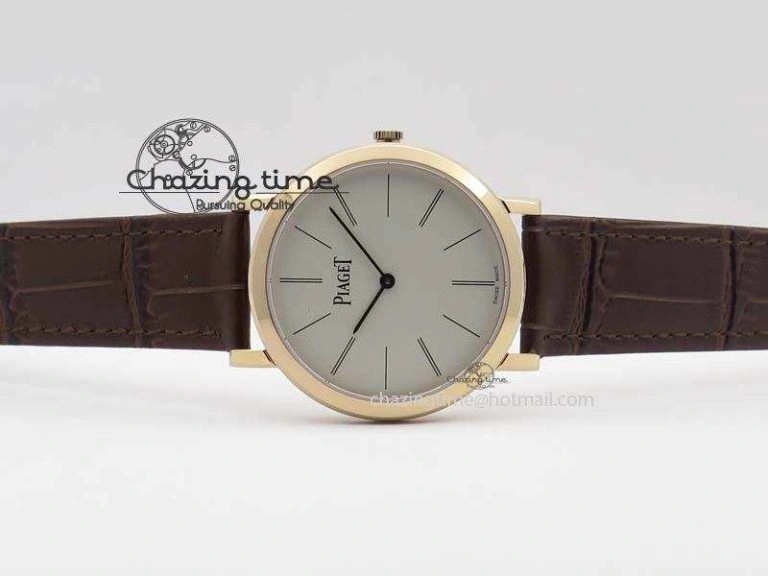 Altiplano RG UT Best Edition White Dial On Brown Leather Strap
