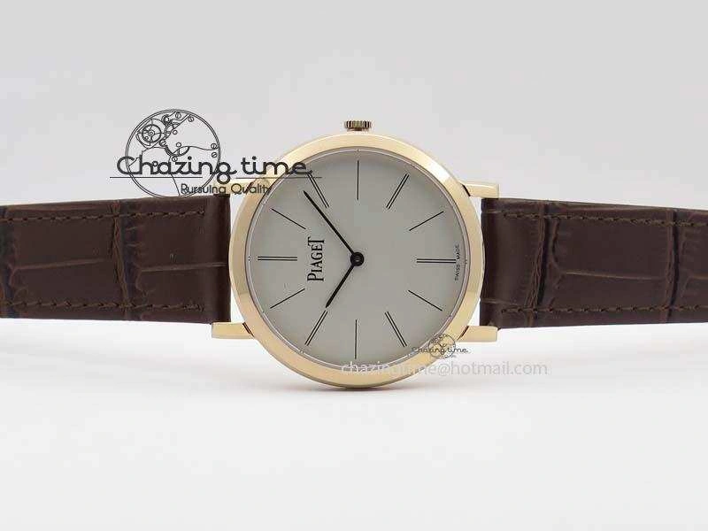 Altiplano RG UT Best Edition White Dial On Brown Leather Strap