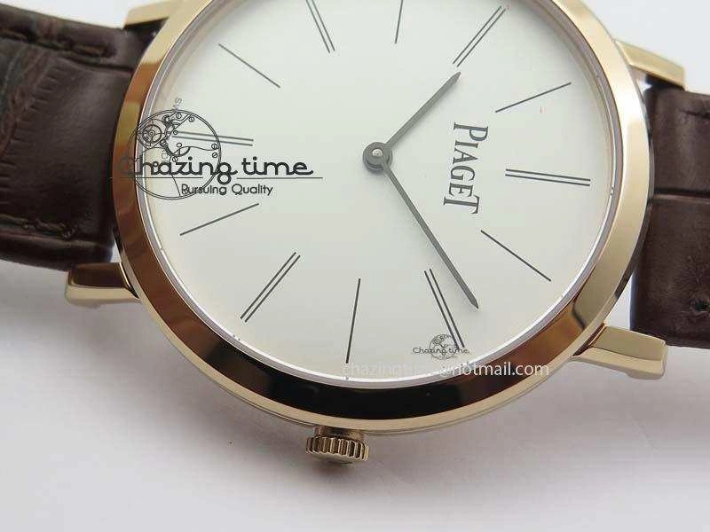Altiplano RG UT Best Edition White Dial On Brown Leather Strap