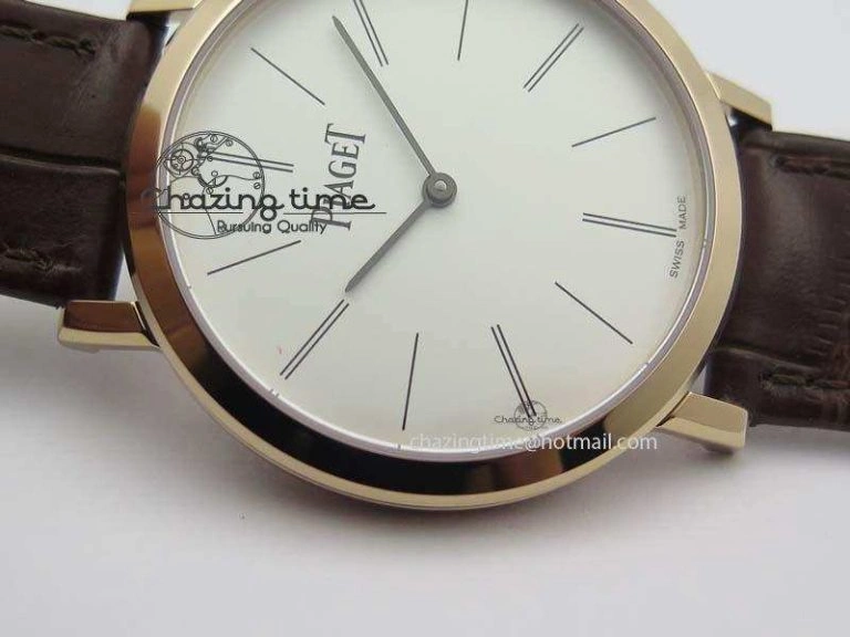 Altiplano RG UT Best Edition White Dial On Brown Leather Strap