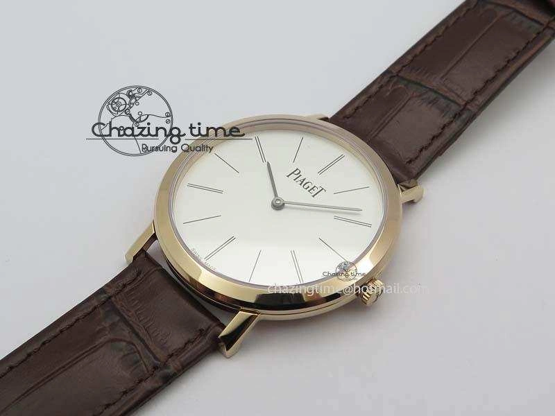 Altiplano RG UT Best Edition White Dial On Brown Leather Strap