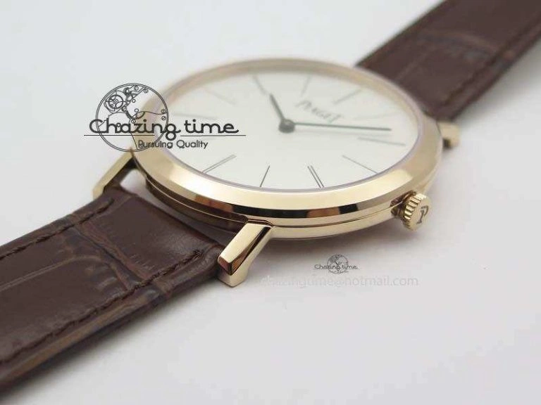 Altiplano RG UT Best Edition White Dial On Brown Leather Strap