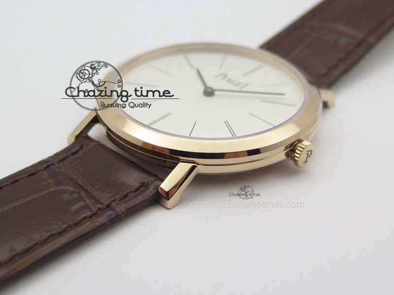 Altiplano RG UT Best Edition White Dial On Brown Leather Strap